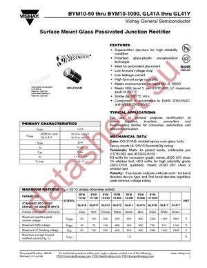 GL41J/75 datasheet  